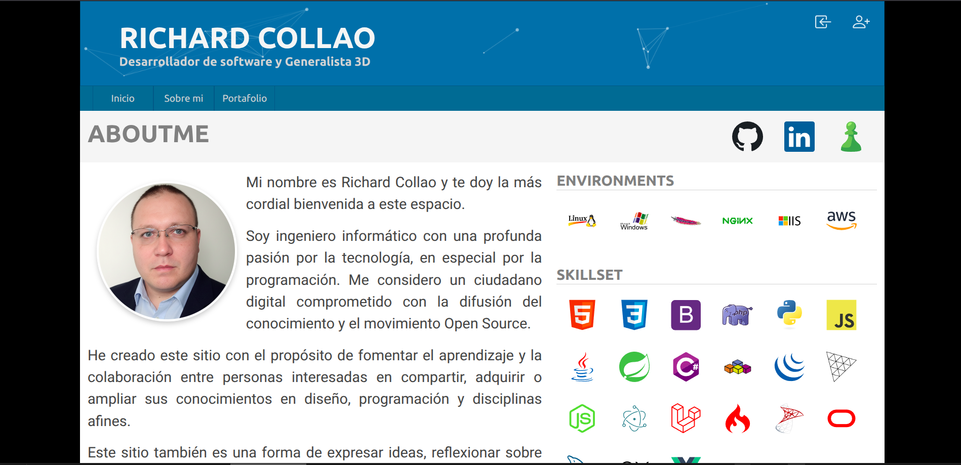 Listado de contenidos